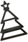 Wdbild Elegante estante de almacenamiento de madera para árbol de Navidad, estante colgante de pared para decoración del hogar y la oficina, estantes flotantes