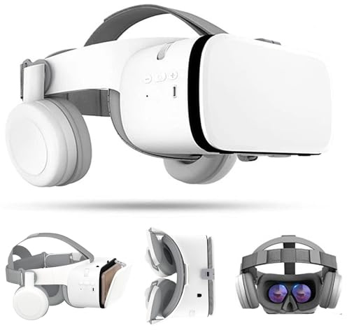 VR Headset, 3D Virtual Reality Headset Glasses for Adults and Kids 3D Videos & Games Play, VR Goggles for iPhone 17 16 15 14 13 12 11 Pro X XR SE, Samsung Galaxy S24 S23 S22 Edge etc Smartphones