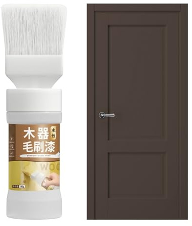 Peinture de réparation – Kit de finition sans ponçage, anti-rayures à séchage rapide, restaure la couleur du sol en bois, pour tables, bureaux, poteaux de lit, fournitures de rénovation domiciliaire,