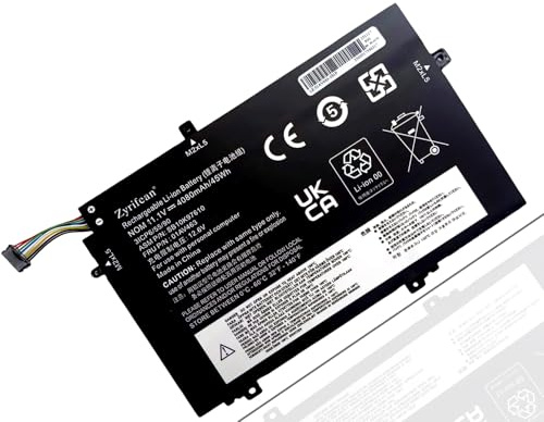 Zyrifean 01AV463 akku für Lenovo Thinkpad L480 L580 L490 L590 L17L3P52 | Thinkpad L14 L15 Gen 1 Gen 2 Serie L17M3P54 L17C3P52 L17M3P53 01AV464 01AV465 01AV466 SB10K97610 SB10K97611 SB10K97612