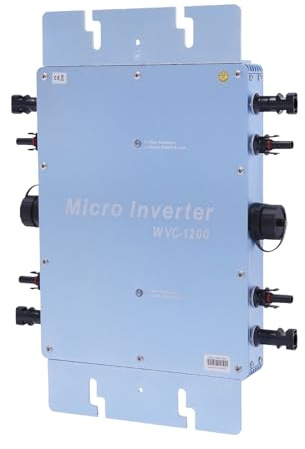Mini onduleur WVC 1200 W avec 4 trackers MPP pour centrale électrique de balcon 220 V