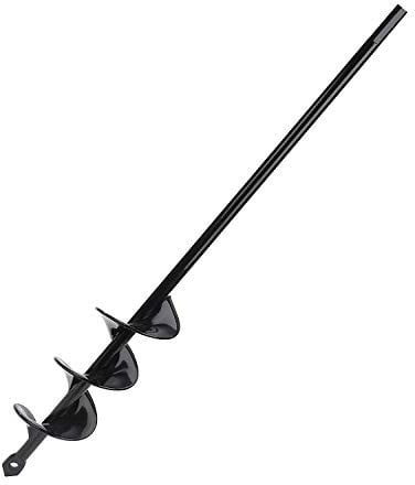 Punta per Trivella a Spirale da Giardino, Punta per Trapano a Mano, Coclea Spirale Bit, Strumento di Perforazione Accessori per Piantare Bulbi da Letto Foratura Coltivare (Dia-4.6cm, L-37cm)