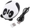 Sxhlseller Souris d'ordinateur, Souris d'ordinateur Panda Optique sans Fil Plug and Play 2.4 GHz pour Win/Mac/Linux/Andriod/iOS