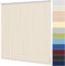Lamellenvorhang nach Maß Vertikaljalousie 89 mm für Tür und Fenster viele Farben Maßanfertigung Wand- und Deckenmontage Jalousie Lamellen Rollo (Breite 160,1-180 cm x Höhe 180,1-200 cm, Creme)