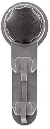 Camco Unbekannt 44027 Mechanischer Saugnapf-Haken für Wohnmobil-Oberflächen, schwarz