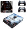 PS4 Pro Star Wars Battlefront Battlefront Dark Vador Console Sticker Autocollant Vinyle Console Console Sticker Sticker Autocollant Console 2 Manettes PlayStation 4 PRO