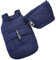 ZESLIV Hunde Daunenjacke Hundemantel Kapuzenjacke Haustier Hundejacke Hunde Thermo Jacke Winterweste Dunkelblau
