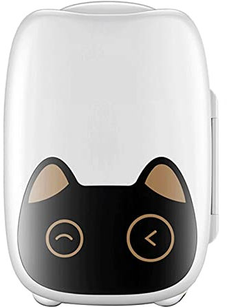 LZTET Mini Fridge For Bedroom - Car, Office Desk College Dorm Room - 12V Small Refrigerator For Food, Drinks, Skincare, Beauty Breast Milk (White)