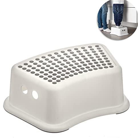 TIENDA EURASIA - Escalon Infantil, Escalon de Plastico Resistente con Base Antideslizante, Complemento Ideal para los mas Peques 36 x 24 x 12,8 cm