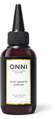 ONNI SERUM | Organic Hair Growth SERUM | 100 ml | Ohne Silikone, Sulfate, Parabene - Haarpflege für mehr Haarwuchs, gegen juckende Kopfhaut, MADE IN GERMANY, bekannt aus der PRESSE