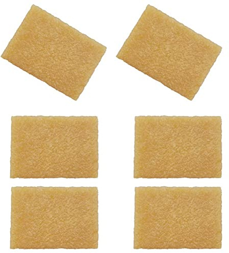 6PCS Rubber Cement Eraser, Glue Runner Eraser, Glue Residue Pick-Up Eraser for Removing Adhesive and Residues