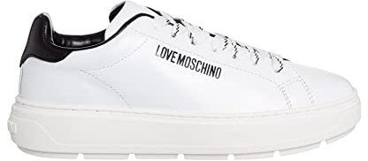 Love Moschino SNEAKERS Donna, Bianco, 35 EU