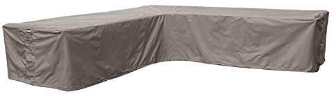 Raffles Covers Schutzhülle für Lounge L-Form 360 x 360 x 100 H: 70 cm | Atmungsaktiv | Wasserdicht | UV - beständig | Doppelt genähte, PU-versiegelte Naht | Elastischer Kordelzug |