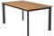 LC Garden »Unicamo« Esstisch anthrazit/Teak 200x100cm Esstisch Gartentisch Terrassentisch