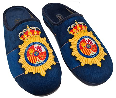 Rodevil Zapatillas cómodas andar por casa Policía - España