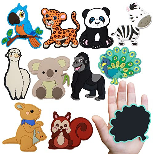 SUPINEEDO Kühlschrankmagnet für Kleinkinder 1-3, Full Back Magnetic Rubber Cute Animals Kühlschrank Magnete für Kinder Magnete für Kühlschrank Kleinkind Magnete für Kühlschrank Baby Educational Toy