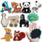 Fridge Magnet for Toddlers 1-3, Full Back Magnetic Rubber Cute Animals Refrigerator Magnets for Kids Magnets for Fridge Toddler Magnets for Refrigerator Baby Educational Learning Toy Children Gift