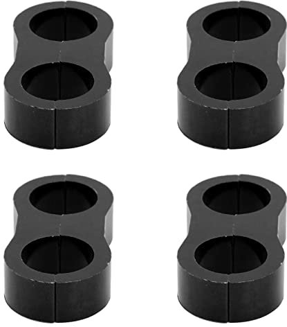 Gonetre 10an Hose Separator Clamp Fuel Line Mounting Clamp Fuel Hose Divider Hose Fitting Adapter Fuel Line Mounting Divider 4 Pcs 10an Hose Separator Clamp Fuel Line Mounting