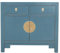 Fine Asianliving Chinesischer Schrank Arctic Blau Grau - Orientique Kollektion B90xT40xH80cm China Chinesischer Schrank Chinesischer Hochzeitsschrank Orientalische Möbel Asiatische