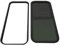 Ventana lateral para caravana, con mosquitera para caravanas y furgonetas (ventana corredera 100 x 40 cm)
