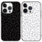 Yoedge 2 Pack Black Leopard Phone Case Compatible with iPhone 15 Pro 6,1,Ultrathin Soft Silicone with Aesthetics Pattern, Shockproof Bumper Protector Matte Girls Cover for iPhone 15 Pro,Cheetah