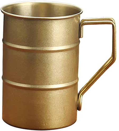 Zerodeko Biertrinkbecher Exquisiter Bierbecher Bierbecher Im Vintage-design Tragbarer Kaffeebecher Kompakter Wasserbecher