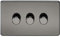 3G 2-way 10-200W (5-150W LED) Intelligent dimmer - Black Nickel