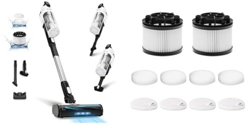 LEVOIT Aspirateur Balai sans Fil 4 en 1 Léger Anti-Enchevêtrement, jusqu'à 50 Mins & Accessoires pour Aspirateur Balai sans Fil, Ensembles de Filtres LVAC-200