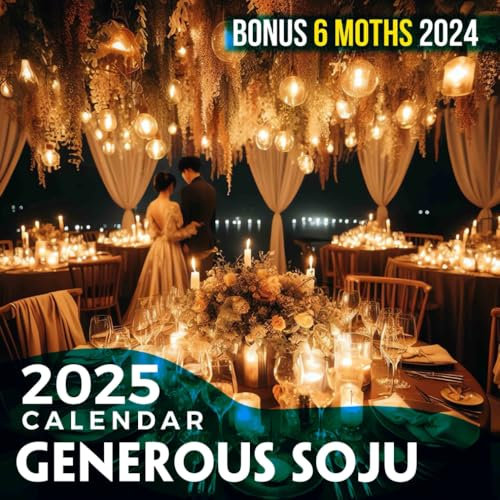 Generous Soju 2025: 18 Months of Soju Joy July 2024 to December 2025 Organize with a Large-Sized Highlighting the Culture of Generous Drinking Ideal Gifts
