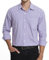 Enlision Mens Shirt Long Sleeve Smart Casual Plaid Check Work Shirts for Men Gingham Country Overshirt Button Down Top with Pocket Regular Fit, Red Blue White, L