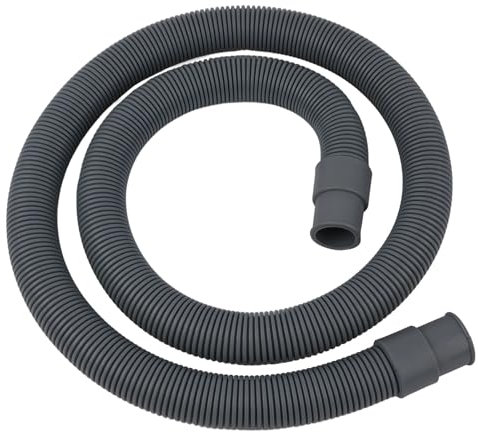 SynapSYA Waschmaschinenschlauch Abflussrohrverbinder mit Klemmen for Waschmaschine und Geschirrspüler, Abflussschlauch-Verlängerungsrohr, Ersatz-Set Waschmaschine Schlauch