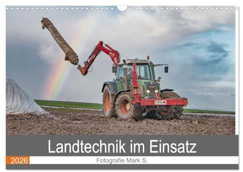 Landtechnik im Einsatz (Wandkalender 2026 DIN A3 quer), CALVENDO Monatskalender: Die Kombination von modernen und älteren landwirtschaftlichen ... zu etwas ganz besonderem. (CALVENDO Orte)