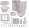 SP1091LX Aufstellpool Skimmer, Wand Skimmer Öffnungsbreite 15,2 cm Pool Wand Schnitt Ersatz Pool Skimmer Zubehör Kit