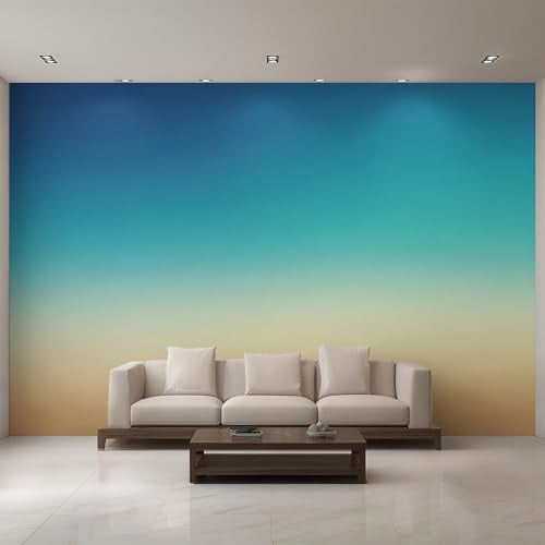 Generisch Tapete Farbverlauf, Fototapete Marineblau Ombre Modern, Vliestapete für Schlafzimmer Wohnzimmer, Wand Deko Tapeten, Wandverkleidung 100x70 cm D&O68