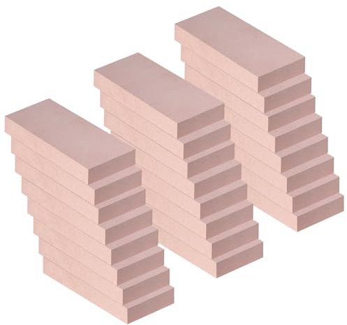 Mattoni refrattari, mattoni refrattari in argilla resistente alle alte temperature, per stufe a legna, camini, forni per pizza e affumicatori per barbecue, dimensioni 22,9 x 11,5 x 3,8 cm, confezione