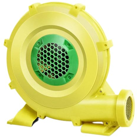 GYMAX Air Blower, Inflatable Bouncy Castle Blower with Ground Stakes, Electric Air Pump Fan for Bounce House, Jumper, Water Slide (480W)