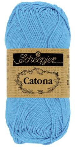 Scheepjes - Scheepjes Catona 384 Powder Blue Yarn - 1x50g