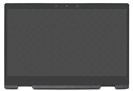 FTDLCD® 15,6 Pulgadas Montaje de Digitalizador de Pantalla Táctil LCD con Marco para HP Envy x360 15-BP 15m-BP
