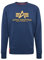 Alpha Industries Herren Basic Pullover Sweatshirt, Azul (New Navy/Kranz), M