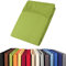 aqua-textil Viana Topper Laken 200x200-200x220 cm grün Baumwolle Spannbetttuch Jersey Spannbettlaken
