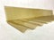 PVC Sinus Wellplatte 76/18 Wandanschluss in Bronze - Breite: 1106 mm Profilseite: 245 mm Glatte Seite: 130 mm