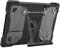 MAXCases Shield Extreme-X2 Hülle schützt iPad 9/8/7, bietet unbegrenzte Betrachtungswinkel – schlankes, robustes, starre Rückwand (25.9 cm) (graue Stoßstange, schwarze Lünette)