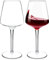 COOKY.D Unbreakable Long Stem Red White Wine Glasses Large Tritan-Plastic Drinkware Sets Gift Bpa Free Dishwasher Safe 445 ML/15.6 OZ, Set of 2