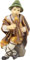 dekoprojekt Krippenfigur Hirte mit Dudelsack
