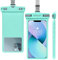 Universelle wasserdichte handyhülle mit Lanyard Handy IP8X Tauchen im Freien Strand unter Wasser bis zu 7,0 wasserdichter beutel 3D HD TPU staubdichte Touch-Telefonhülle für iPhone Crystal Mint