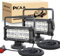 PICAA LED Arbeitsscheinwerfer 2PCS 7 Zoll 36W Magnet 12V 24V Spotlight Tragbar Wasserdicht Arbeitslicht Magnetfuß led zusatzscheinwerfer für Bagger Traktoren Schlepper Gabelstapler ATV Lkw offroad 4x4