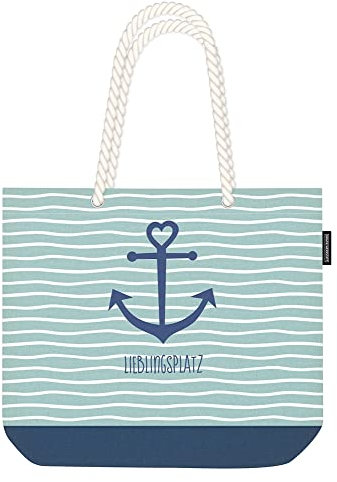 Grafik Werkstatt Strandtasche | 100% Baumwolle | Lieblingsplatz