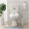 Deko Aufkleber WC Deckel Toilettendeckel Bad Badezimmer Klo Funsticker Toilettensitz Klodeckel lustiger Spruch selbstklebend (K153-12 Holy Water)