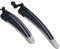 Alephnull Einstellbare Standard 26 Zoll Mountainbike Spritzschutz Fahrrad Schutzbleche Set Vorne und Hinten (Grau)