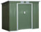 Outsunny Abri de Jardin 2,42m² en métal avec Toit en Pente cabane de Jardin abri à Outils Fondation en Acier galvanisé Incluse - 2 Portes coulissantes et Fondation - 213 x 130 x 173 cm